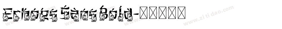 Echoes Sans Bold字体转换